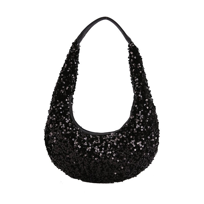 Half Moon Sequins Handbag - Image 2