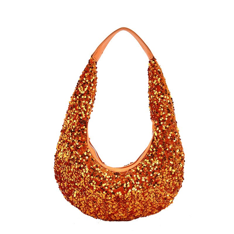 Half Moon Sequins Handbag - Image 3