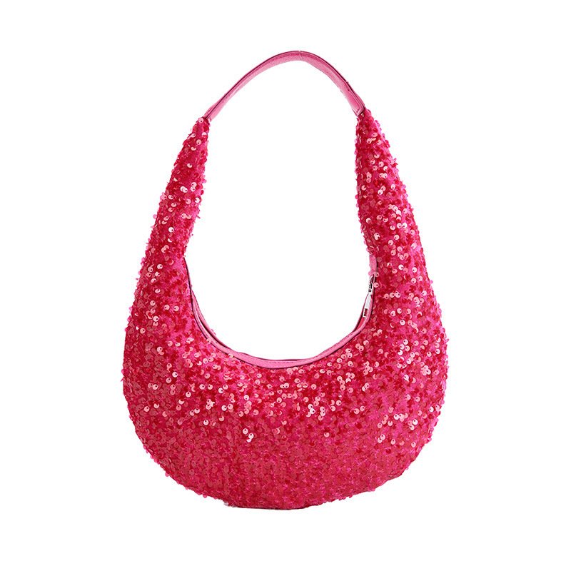 Half Moon Sequins Handbag - Image 6