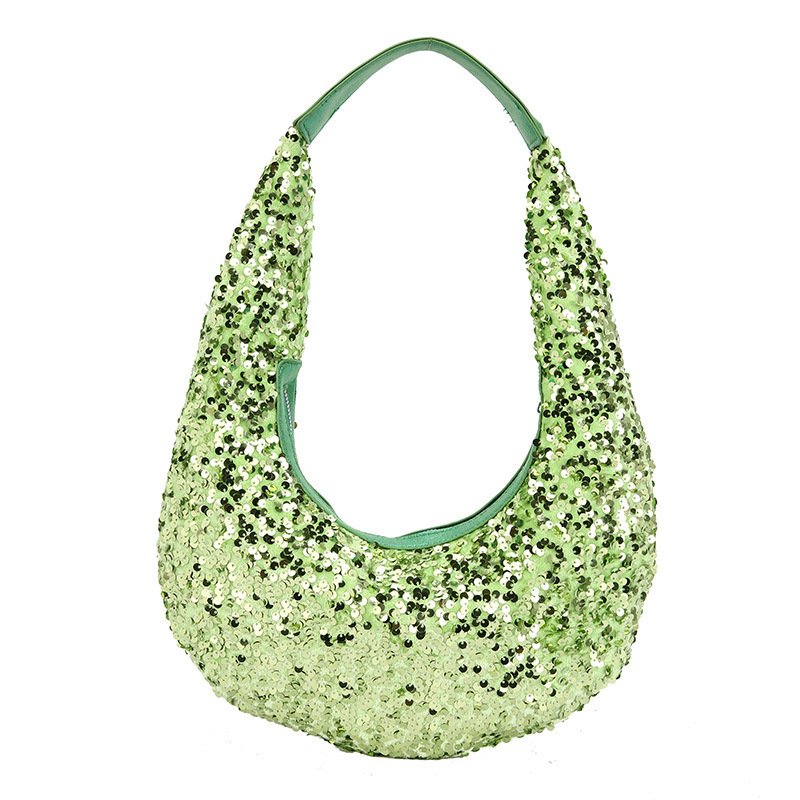 Half Moon Sequins Handbag - Image 7