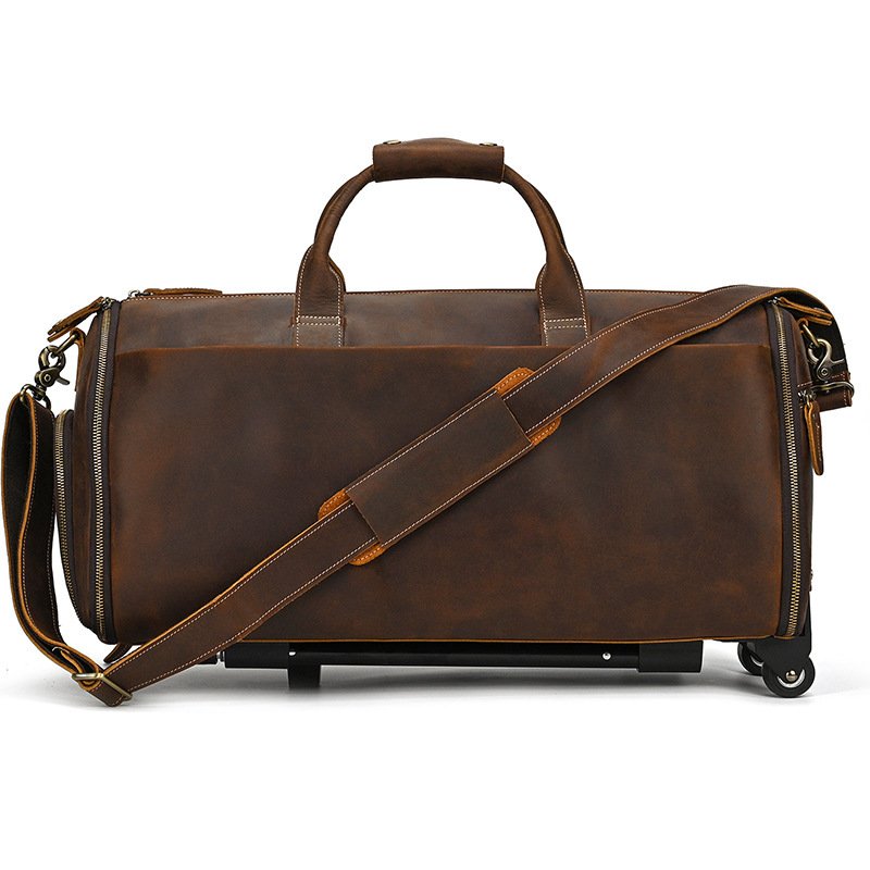 Leather Duffel Bag - Image 2