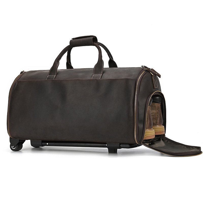 Leather Duffel Bag - Image 4