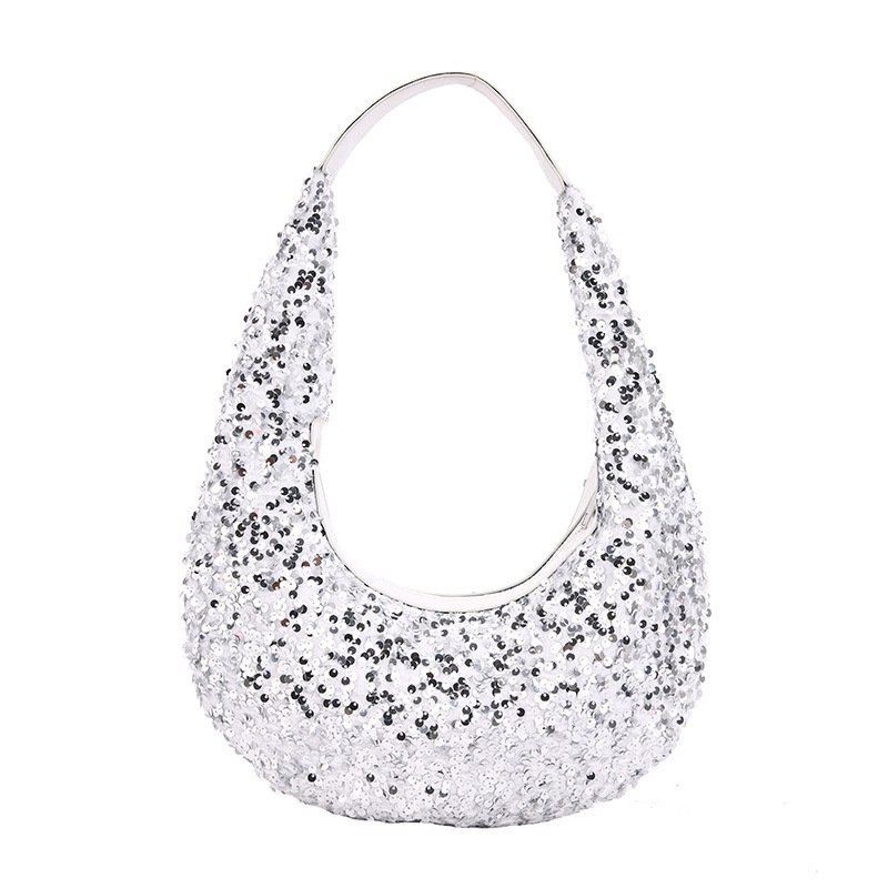 Half Moon Sequins Handbag - Image 4